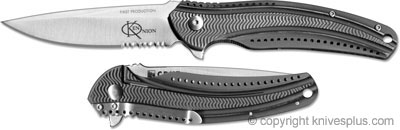 Columbia River Knife and Tool: CRKT Ripple, Black Serrated, CR-K405KXS
