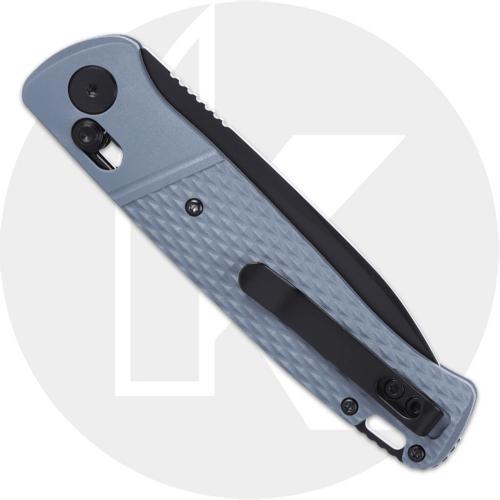 CRKT Counterpart K430GKP Knife - Black Oxide 12C27 Drop Point - Gray GRN