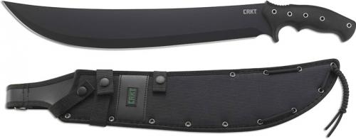 CRKT Chanceinhell Machete K916KKP Knife Ken Onion 16 Inch Black Carbon Steel