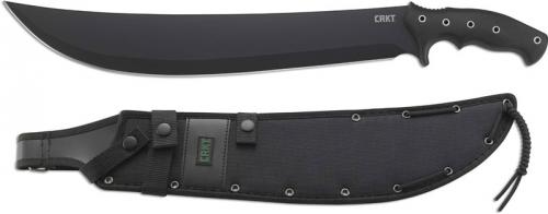 CRKT Chanceinhell Machete K918KKP Knife Ken Onion 18 Inch Black Carbon Steel