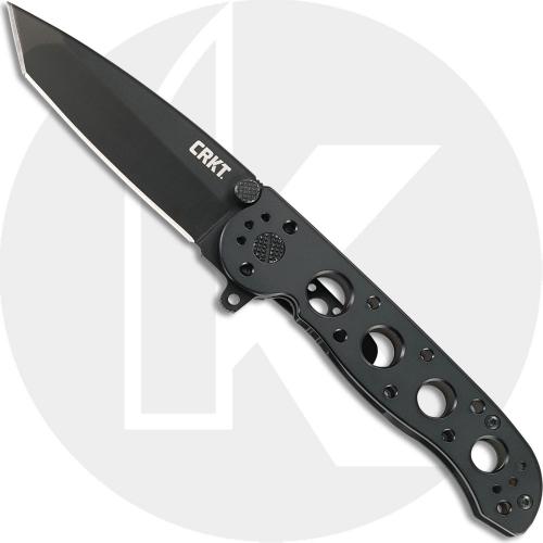 CRKT M16-02KS Knife - Black 12C27 Tanto - Black Stainless Steel - Flipper Folder