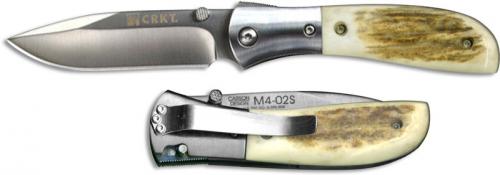 Columbia River Knife and Tool: CRKT Carson M4 Knife, Stag, CR-M402S