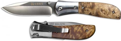 Columbia River Knife and Tool: CRKT Carson M4 Knife, Wood, CR-M402W