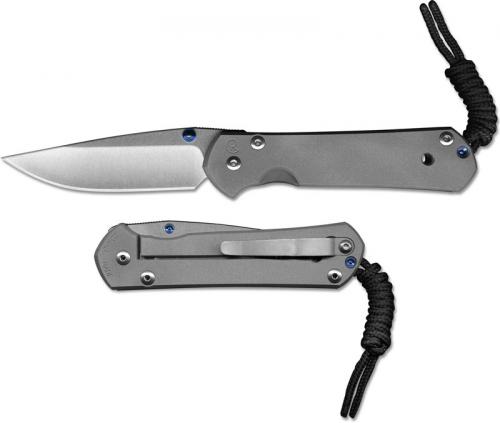 Chris Reeve Large Sebenza 21 Knife Drop Point EDC Titanium Integral Lock Folder