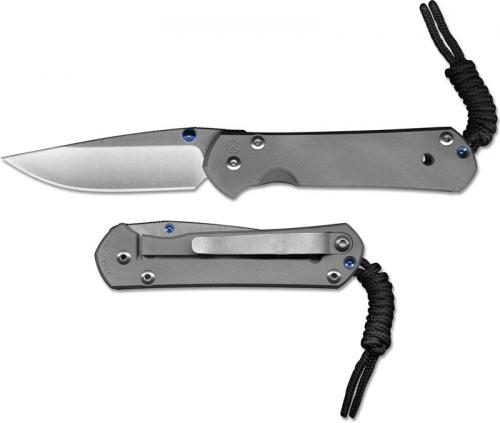 Chris Reeve Small Sebenza 21 Knife Drop Point EDC Titanium Integral Lock Folder