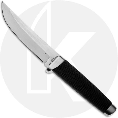 Cold Steel Mini Outdoorsman 18S Fixed Blade Knife - 400 Series Trailing Point - Black Kraton - Discontinued - BNIB