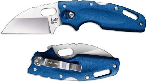 Cold Steel Tuff Lite 20LTB Knife EDC Wharncliffe Blue Griv-Ex Locking Folder