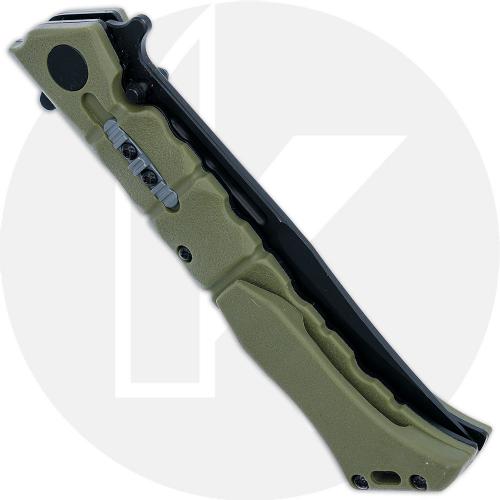 Cold Steel Medium Luzon - Black Clip Point - Olive Drab GFN - 20NQL-ODBK