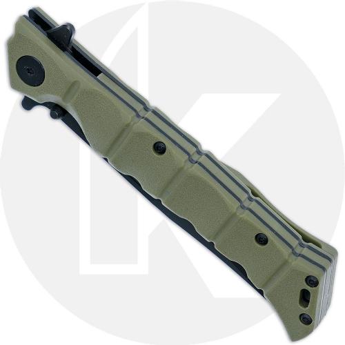 Cold Steel Medium Luzon - Black Clip Point - Olive Drab GFN - 20NQL-ODBK