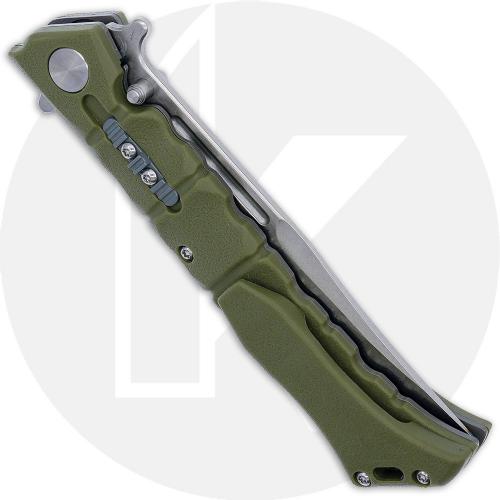 Cold Steel Medium Luzon - Stonewash Clip Point - Olive Drab GFN - 20NQL-ODSW