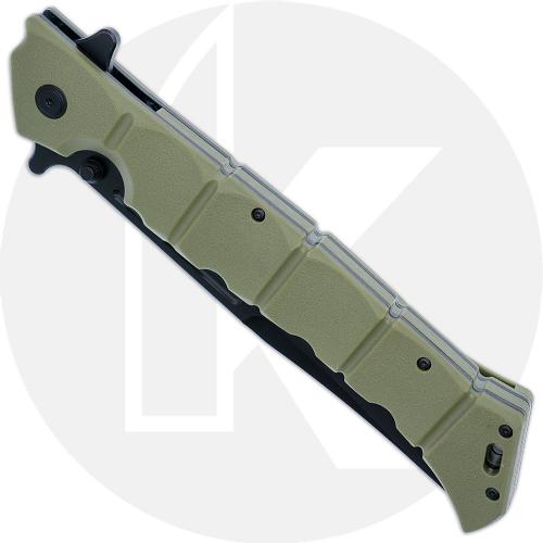 Cold Steel Large Luzon - Black Clip Point - Olive Drab GFN - 20NQX-ODBK