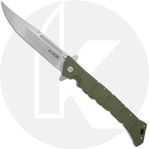 Cold Steel Large Luzon - Stonewash Clip Point - Olive Drab GFN - 20NQX-ODSW