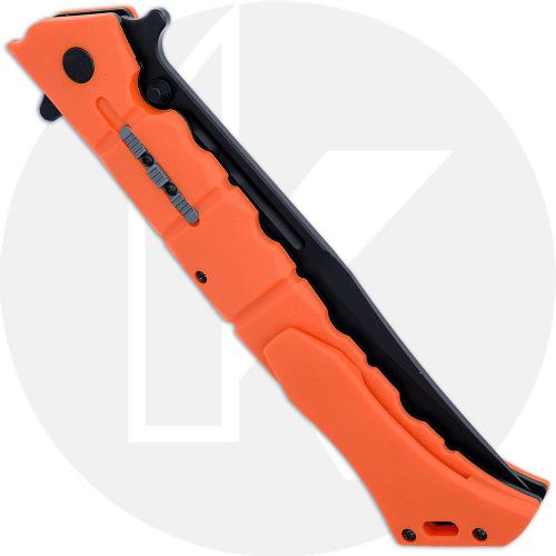 Cold Steel Large Luzon - Black Clip Point - Orange GFN - 20NQX-ORBK