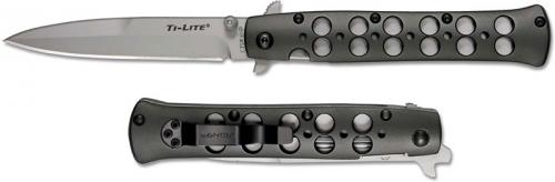 Cold Steel Ti-Lite Knife, Small Aluminum, CS-26ACST
