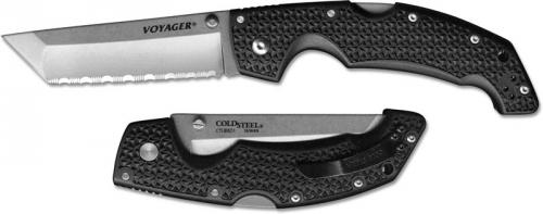 Cold Steel Voyager, Large Tanto Serrated, CS-29TLCTS
