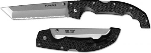 Cold Steel Voyager, Extra Large Tanto Serrated, CS-29TXCTS