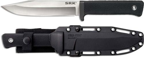 Cold Steel 35AN SRK San Mai Layered Steel Clip Point Fixed Blade with Kray-Ex Handle