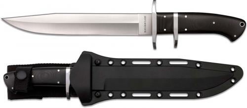 Cold Steel Black Bear Classic 35AR - Sub Hilt Fighter - San Mai Double Edge Clip Point - G10 Handle