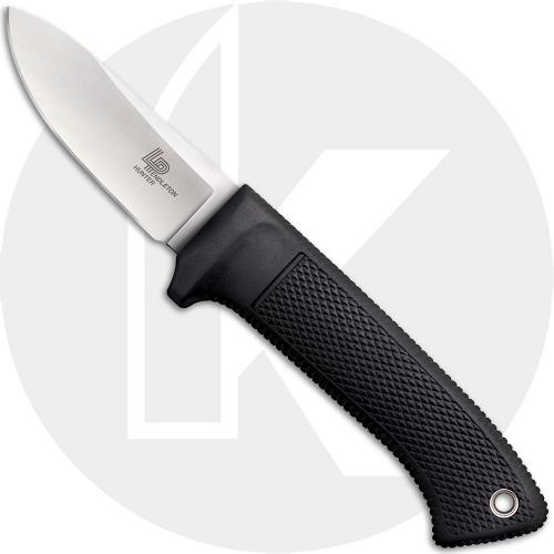 Cold Steel Pendleton Hunter 36LPST - AUS 10A Drop Point Fixed Blade - Black Kray-Ex - Secure-Ex Sheath