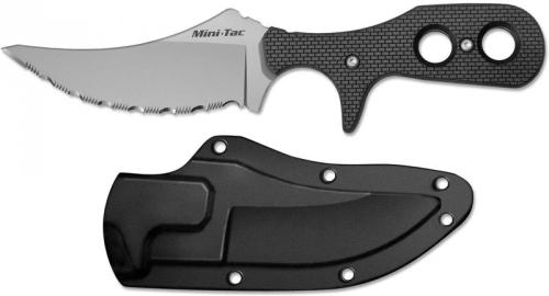 Cold Steel Mini Tac, Serrated Skinner, CS-49HSFS