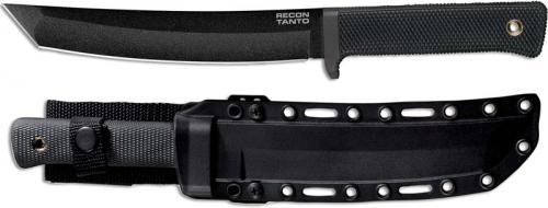 Cold Steel 49LRT Recon Tanto Black SK-5 Tanto Fixed Blade Tactical Knife