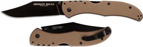 Cold Steel Broken Skull Knife, Coyote Tan, CS-54SBB