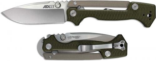 Cold Steel AD-15 58SQ Knife Andrew Demko S35VN Spear Point Green G10 Scorpion Lock Folder