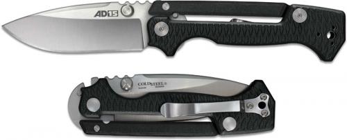 Cold Steel AD-15 Knife 58SQB - Andrew Demko - Satin S35VN Spear Point - Black G10 - Scorpion Lock Folder