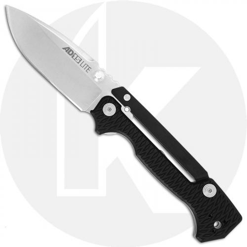 Cold Steel AD-15 Lite 58SQL - AUS 10A Drop Point - Black Griv-Ex - Scorpion Lock - Folding Knife