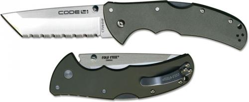 Cold Steel Code 4, Tanto Serrated, CS-58TPCTS