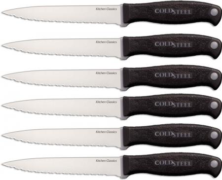 Cold Steel Steak Knife Set, CS-59KSS6Z