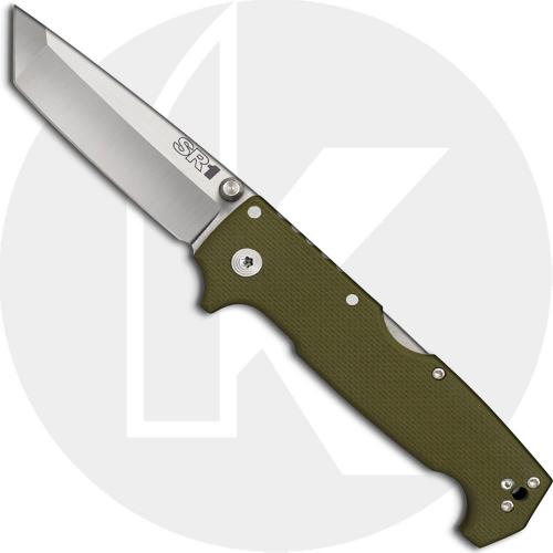 Cold Steel 62LA SR1 Knife Andrew Demko Tanto Tri-Ad Lock Folder OD G10