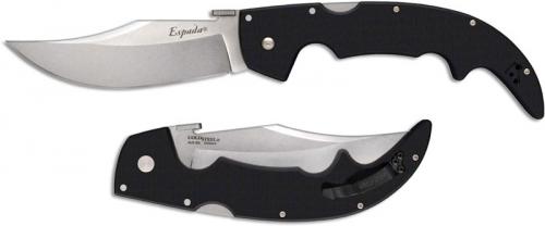 Cold Steel 62MGD Espada G10 Knife AUS 10A 5.5 Inch Swept Clip Point G10 Folder with Tri-Ad Lock