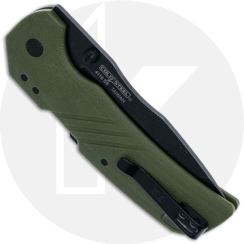 Cold Steel Engage FL-30DPLT-BG - Black Stonewash 4116SS Tanto - OD Green GFN - Atlas Lock Folder