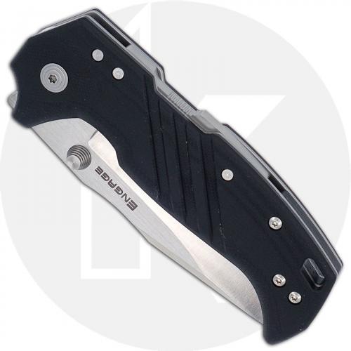 Cold Steel Engage FL-35DPLC - Satin S35VN Clip Point - Black GFN - Atlas Lock Folder