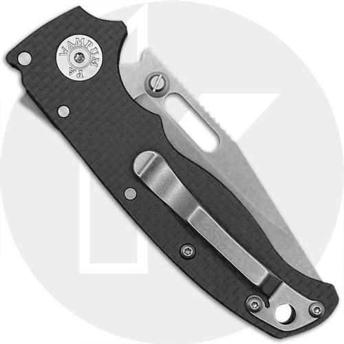 Demko AD20.5 Knife - 20CV Clip Point - Carbon Fiber - Shark-Lock