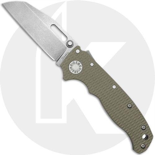 Demko AD20.5 Knife - CPM 3V Shark Foot - Coyote Tan G10 - Shark-Lock