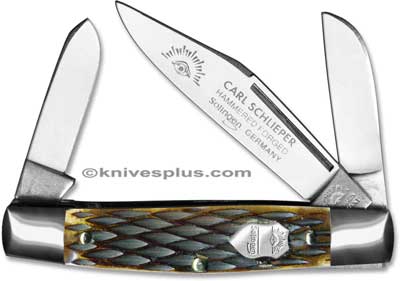 Eye Brand Knives: Eye Brand Stockman Knife, Bone Handle, EB-350