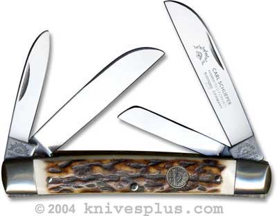 Eye Brand Congress Knife, Large 60 Pattern, Stag Handle, EB-60DS