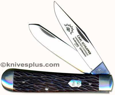 Eye Brand Knives: Eye Brand Trapper Knife, Pick Bone, EB-J