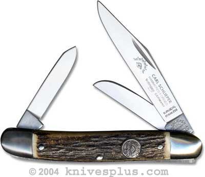 Eye Brand Stockman Knife, Stag Handle, EB-SSDS