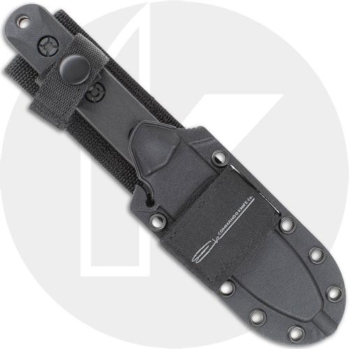 Ek Short Drop Point EK51 - 1095 CroVan Fixed Blade - Ultramid Handle - MOLLE Celcon Sheath - USA Made