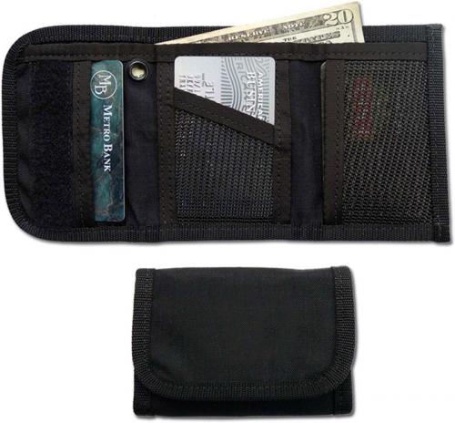 ESEE Knives EDC Wallet - Black Tri-Fold Cordura