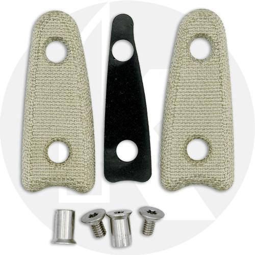 Esee Izula Handles - Green Micarta