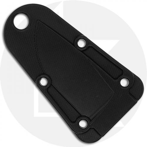 ESEE Knives Tactical Izula IZULA-TG-B - Tactical Gray Drop Point Neck Knife - Black Molded Sheath