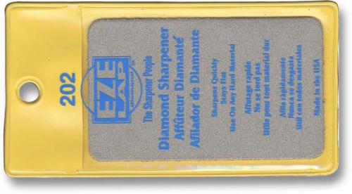 EZE-LAP Knife Sharpener: EZE-LAP Medium Credit Card Size Diamond Knife Sharpener, EZ-202