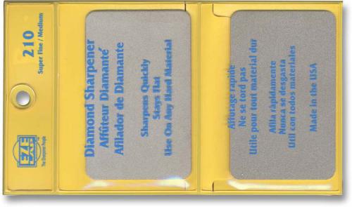 EZE-LAP Knife Sharpener: EZE-LAP Credit Card Diamond Knife Sharpener Set, EZ-210