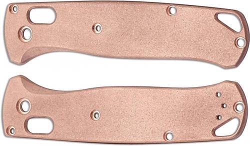 Flytanium Custom Copper Scales for Benchmade Bugout Knife - Antique Stonewash Finish
