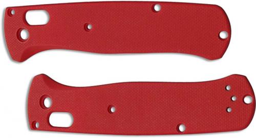 Flytanium Custom G10 Scales for Benchmade Bugout Knife - Red
