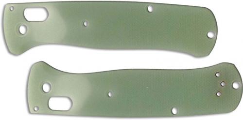 Flytanium Custom G10 Scales for Benchmade Bugout Knife - Natural Jade